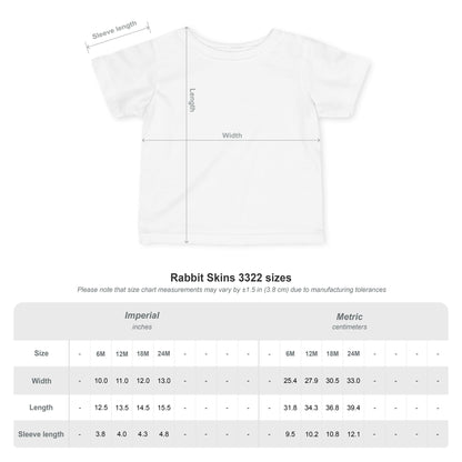 Infant Tee — “Officially in the Naked Face Club” Minimal Baby Shirt