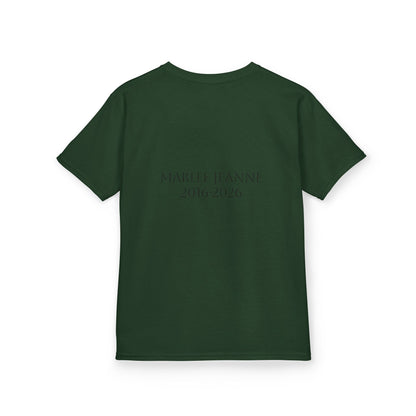 Marlee's Kids Tee — Cute Dumpling Graphic with 'I Am Brave, I Am Strong' Affirmation