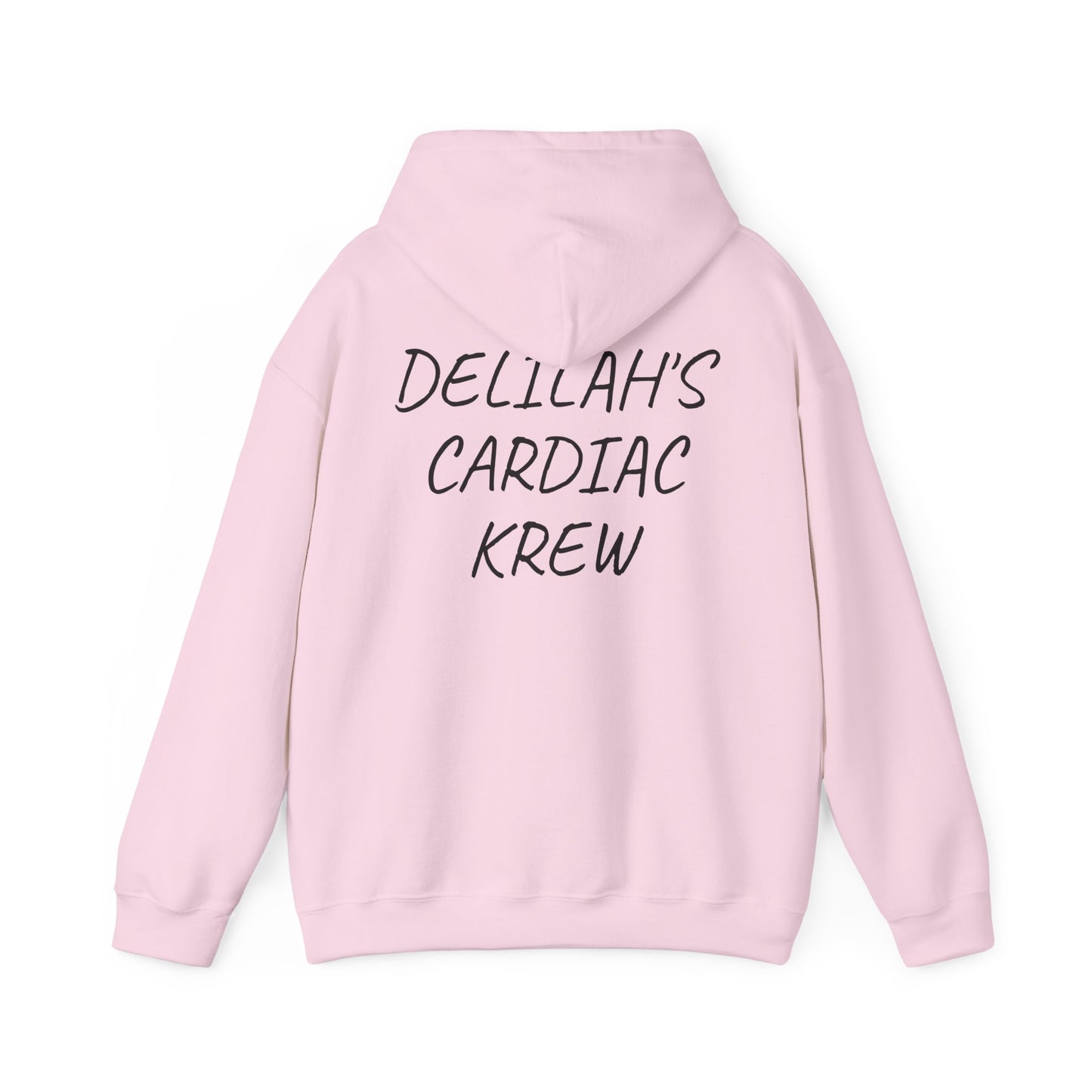 "Delilah's Cardiac Krew" -Est. 2025 hoodie