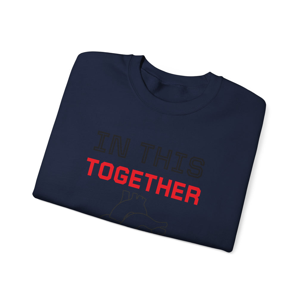 In This Together Sweatshirt — Heart Illustration Crewneck