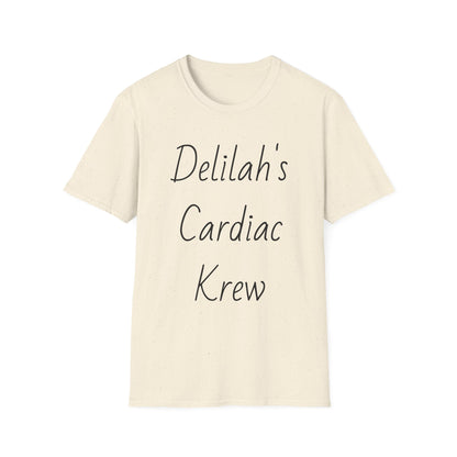 “Delilah’s Cardiac Krew” Personalized Medical Team Tee