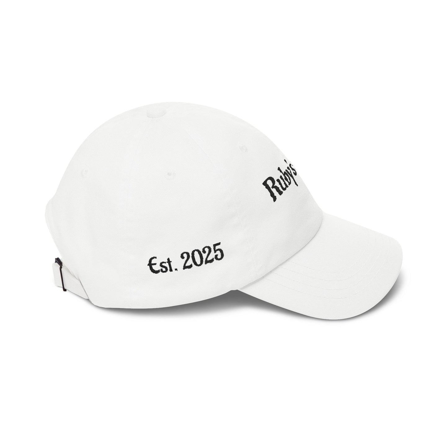 Classic Dad Cap — "Ruby's Crew" Embroidered Cotton Baseball Hat