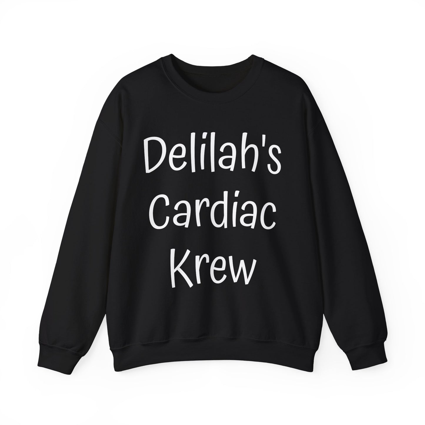 Delilah's Cardiac Krew Sweatshirt — Personalized Heart Team Crewneck (Est. 2025)