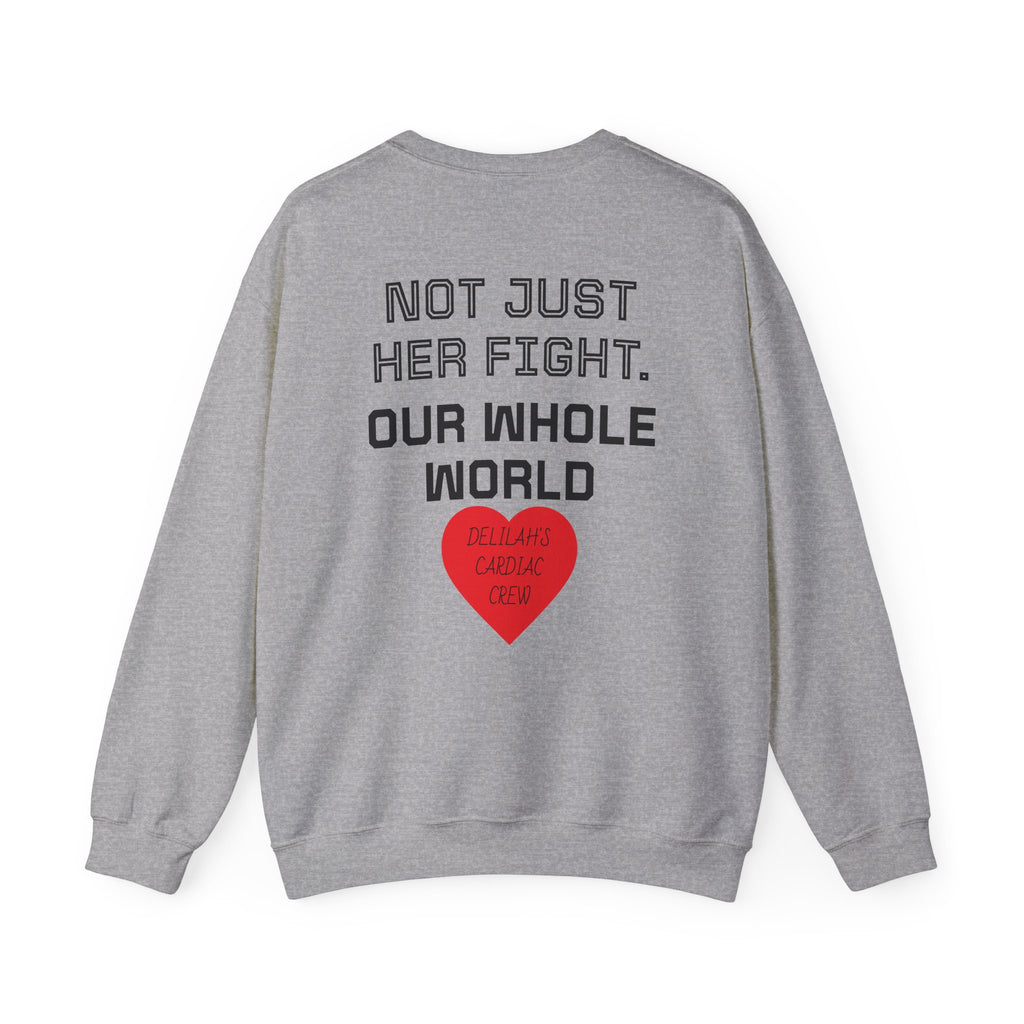 Crewneck Sweatshirt — "In This Together" Heart Awareness Pullover