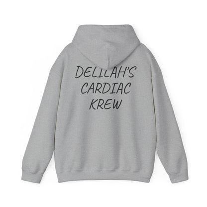 "Delilah's Cardiac Krew" -Est. 2025 hoodie
