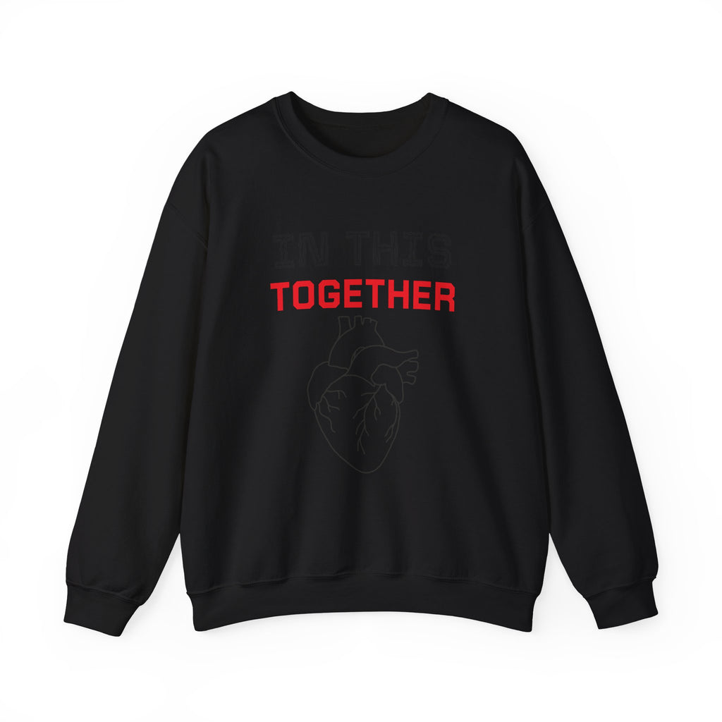 In This Together Sweatshirt — Heart Illustration Crewneck