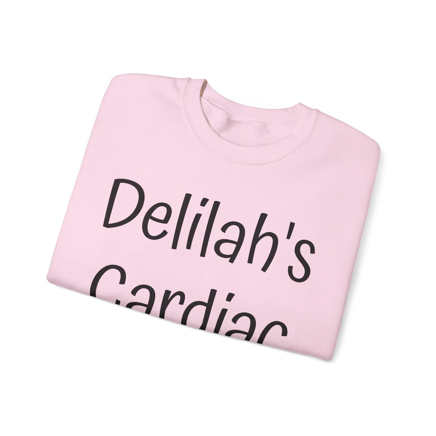 Delilah's Cardiac Krew Sweatshirt — Personalized Heart Team Crewneck (Est. 2025)
