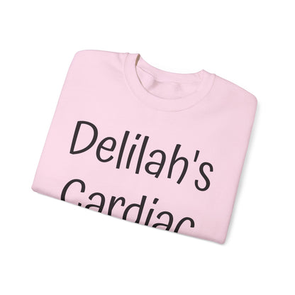 Delilah's Cardiac Krew Sweatshirt — Personalized Heart Team Crewneck (Est. 2025)