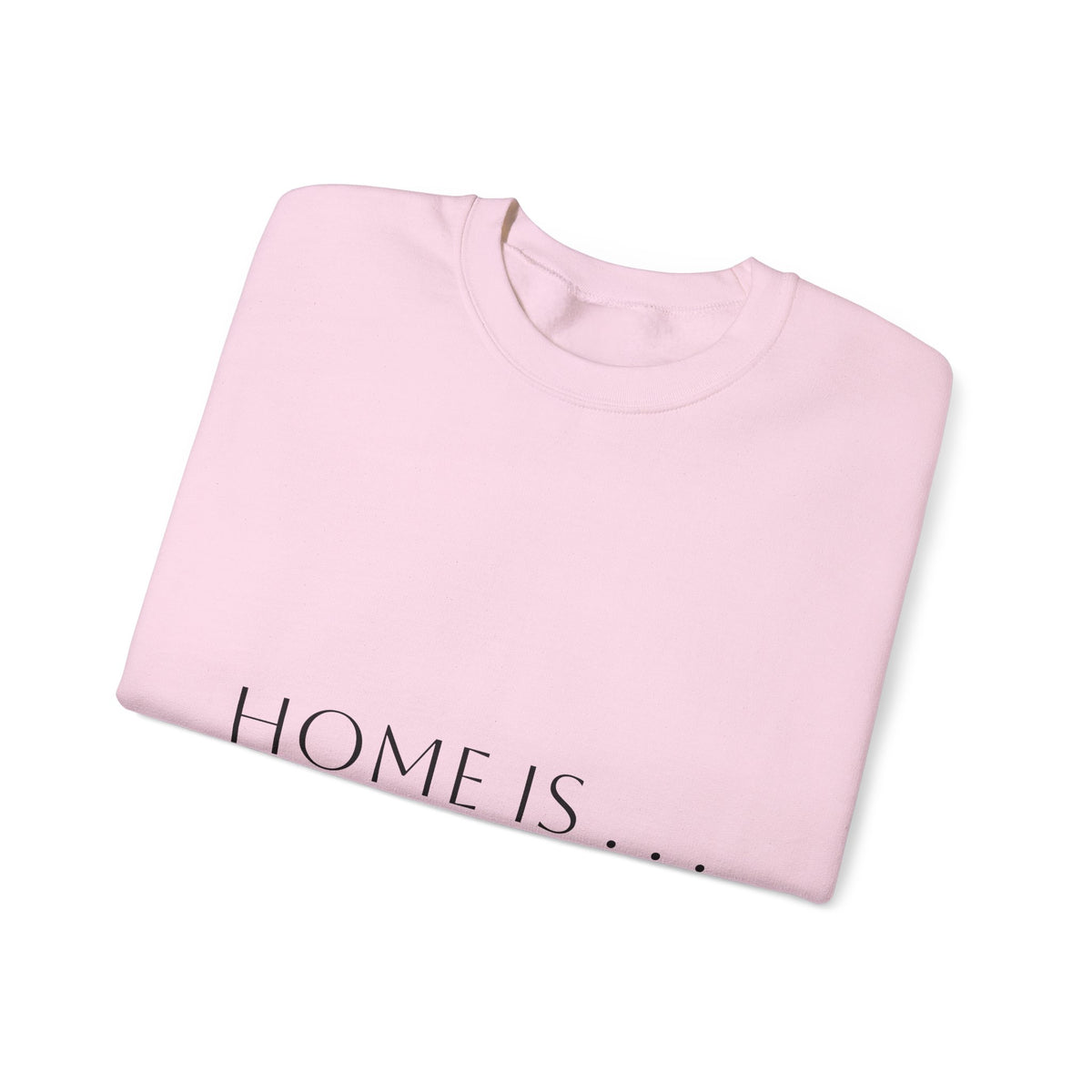 Home Is… Crewneck Sweatshirt — “Wherever Cardiology Admits Us” Cardiology Doctor Gift