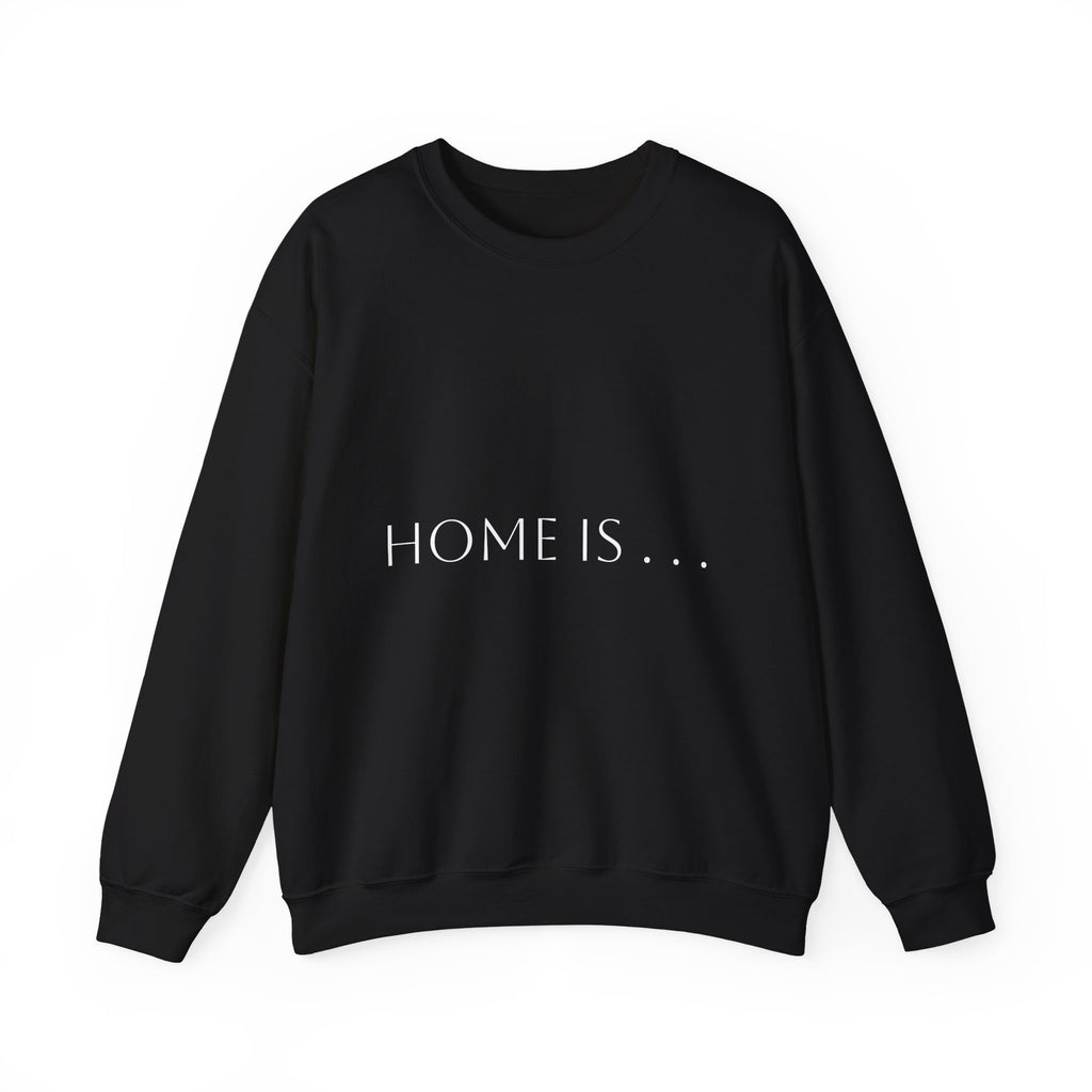 Home Is… Crewneck Sweatshirt — “Wherever Cardiology Admits Us” Cardiology Doctor Gift