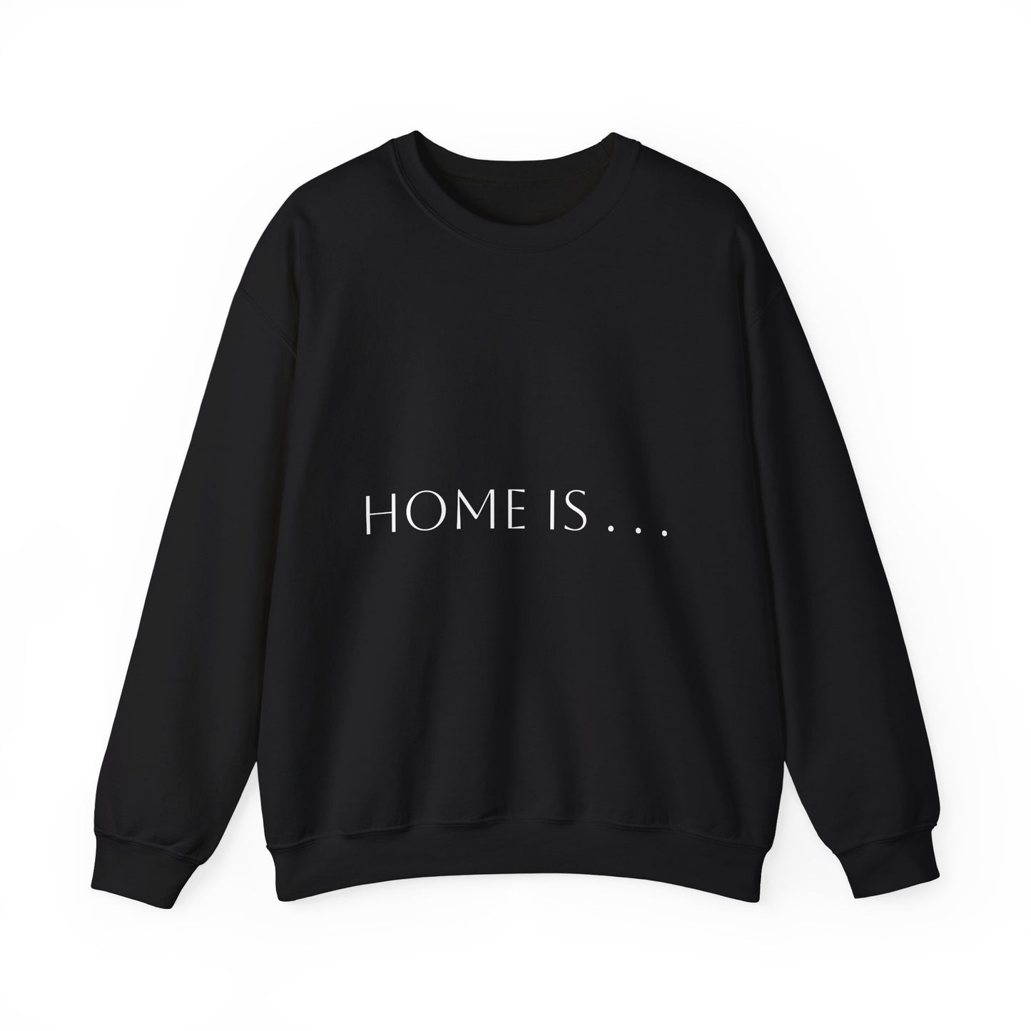 Home Is… Crewneck Sweatshirt — “Wherever Cardiology Admits Us” Cardiology Doctor Gift