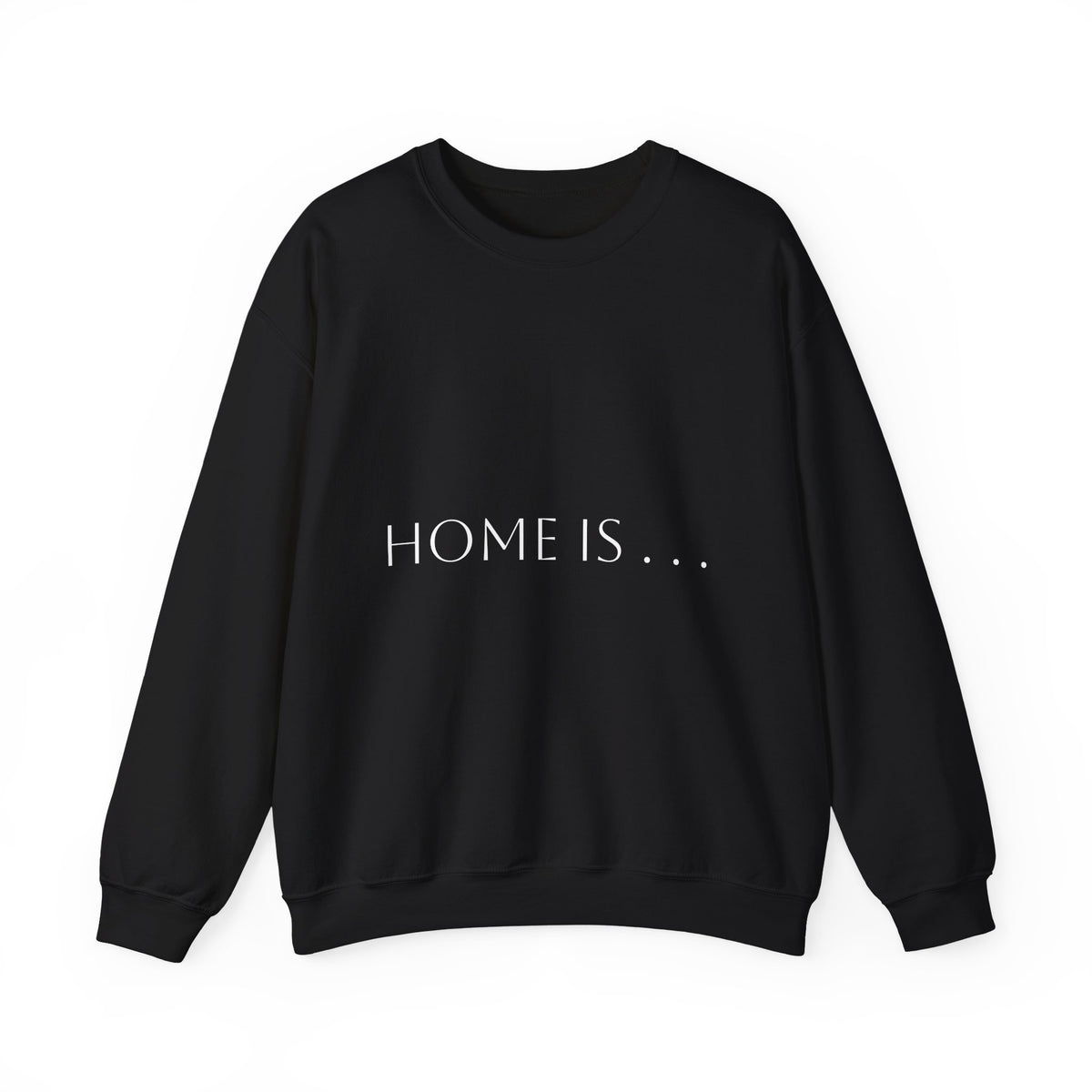 Home Is… Crewneck Sweatshirt — “Wherever Cardiology Admits Us” Cardiology Doctor Gift