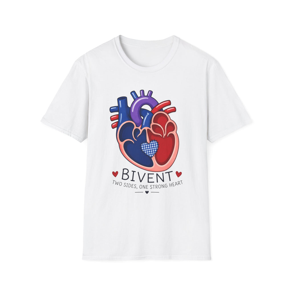 Heart Anatomy T-Shirt — Colorful Anatomical Heart 'Bivent' Design (Medical/Nurse Gift)