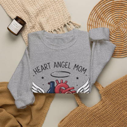 Heart Angel Mom Sweatshirt — “My Greatest Love” Memorial Crewneck