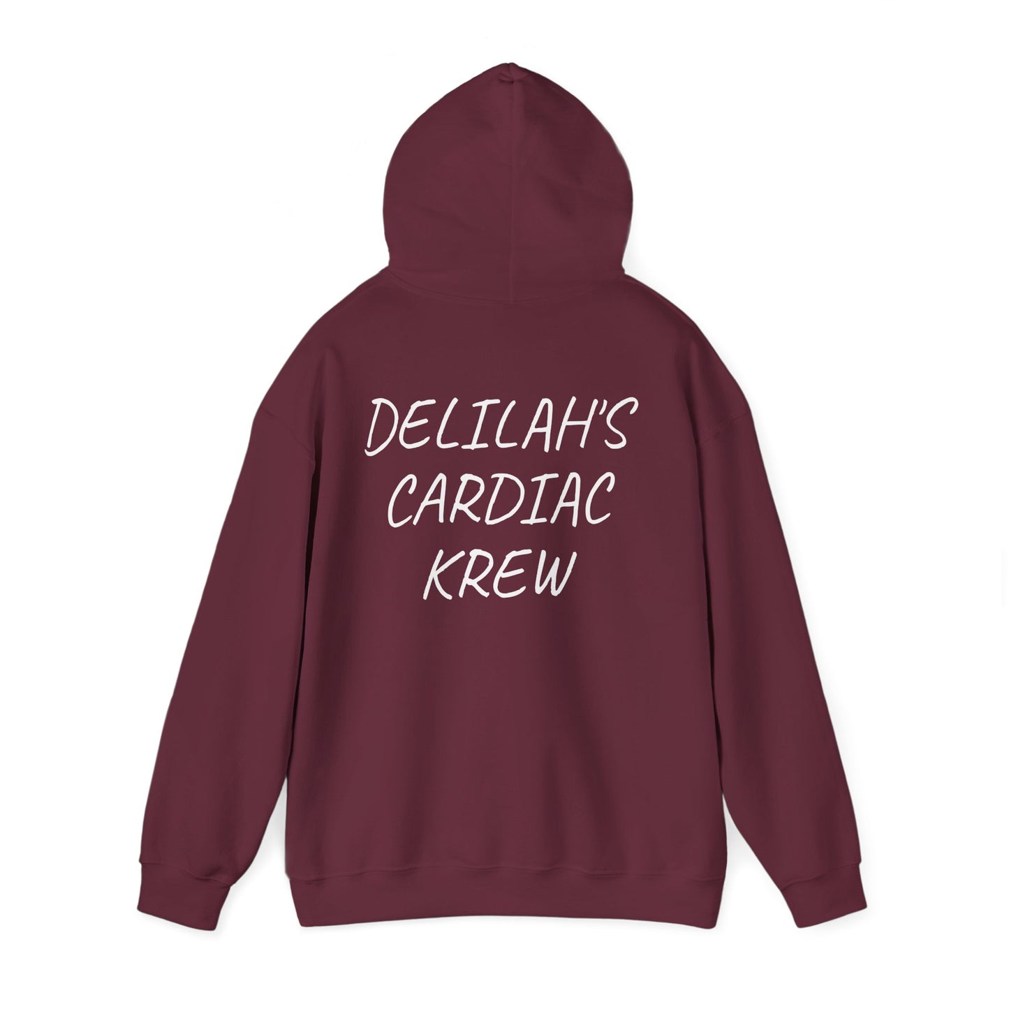 "Delilah's Cardiac Krew" -Est. 2025 hoodie