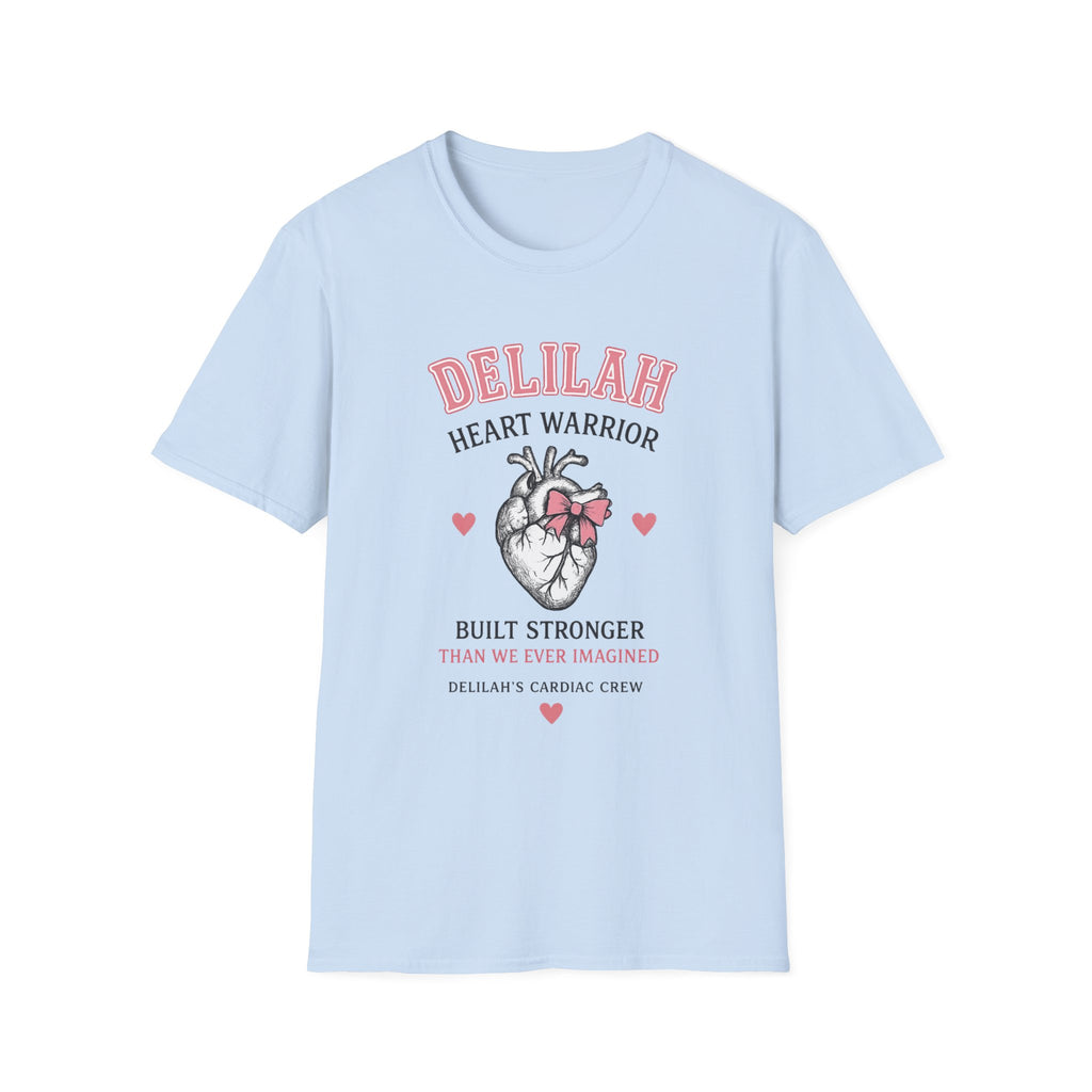 Delilah Heart Warrior T-Shirt — Personalized Heart Warrior Tee