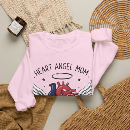 Heart Angel Mom Sweatshirt — “My Greatest Love” Memorial Crewneck
