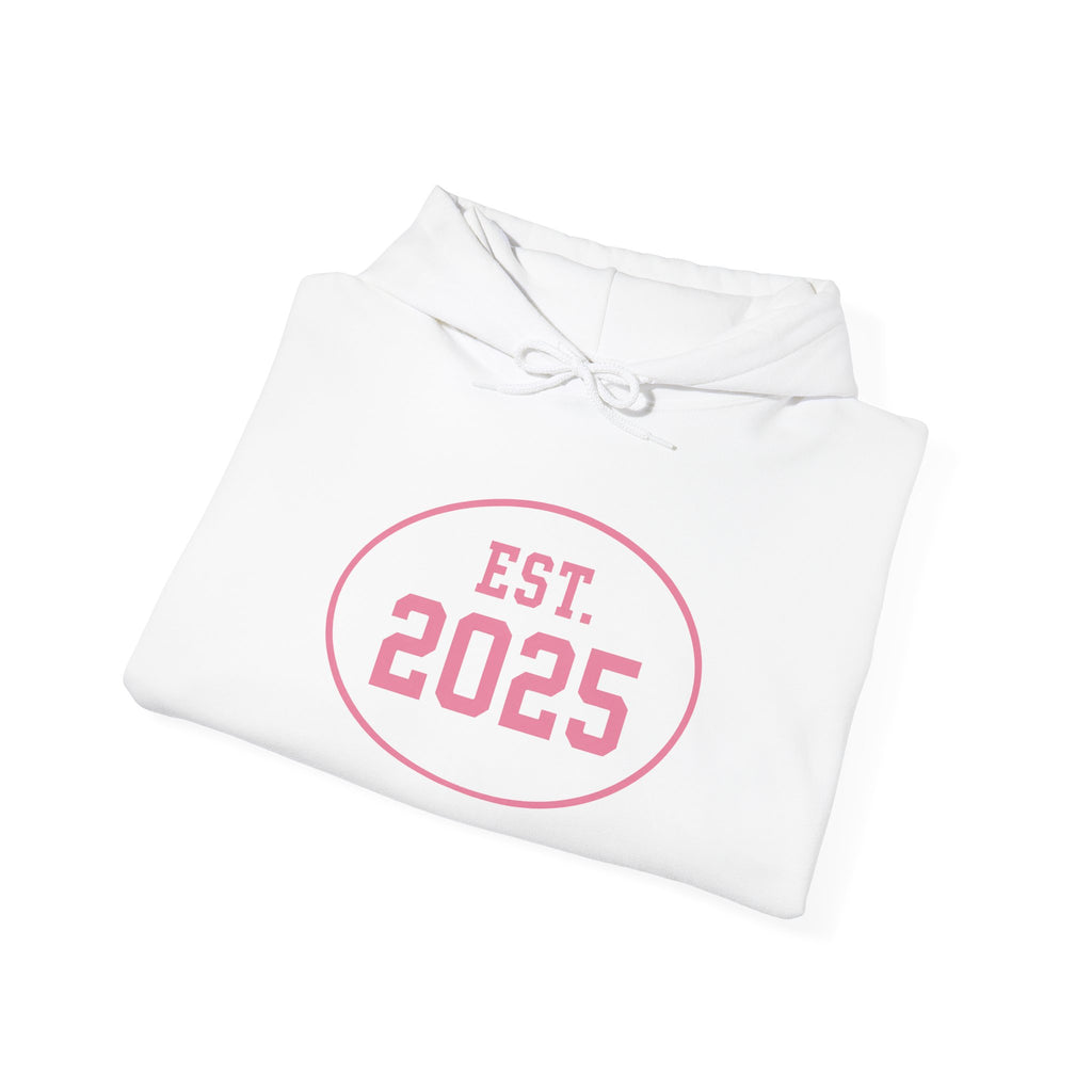 Heart Warrior 2025 Hoodie — EST. 2025 Pink Heart Anatomy Sweatshirt