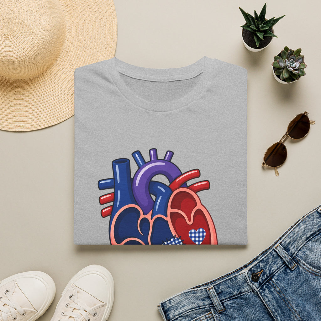 VSD Repair Heart Anatomy T-Shirt — Congenital Heart Defect Awareness Tee