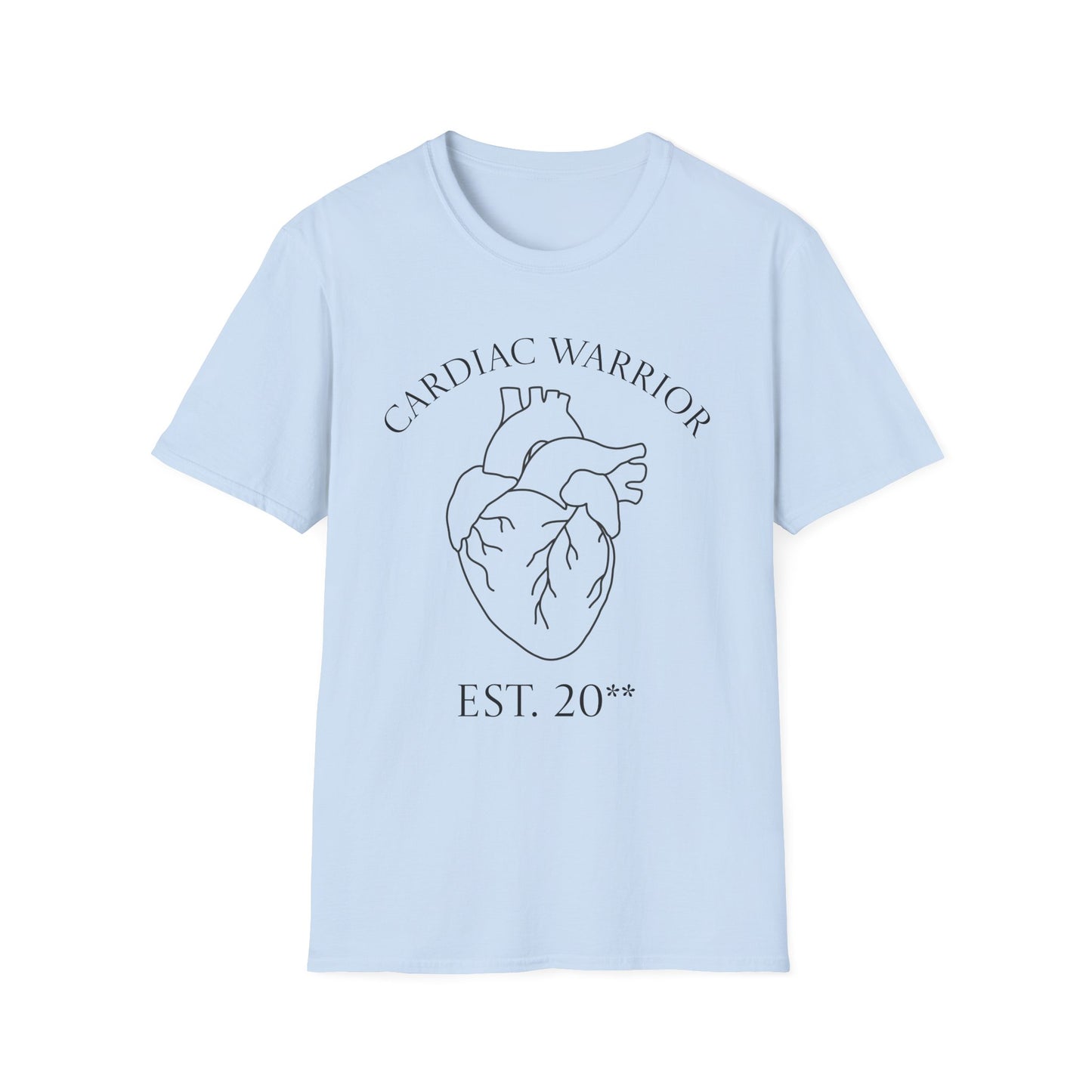 Custom Cardiac Warrior T-Shirt — Anatomical Heart Graphic Tee (Est. 20**)
