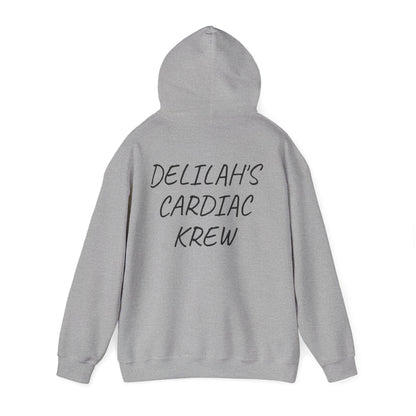 "Delilah's Cardiac Krew" -Est. 2025 hoodie