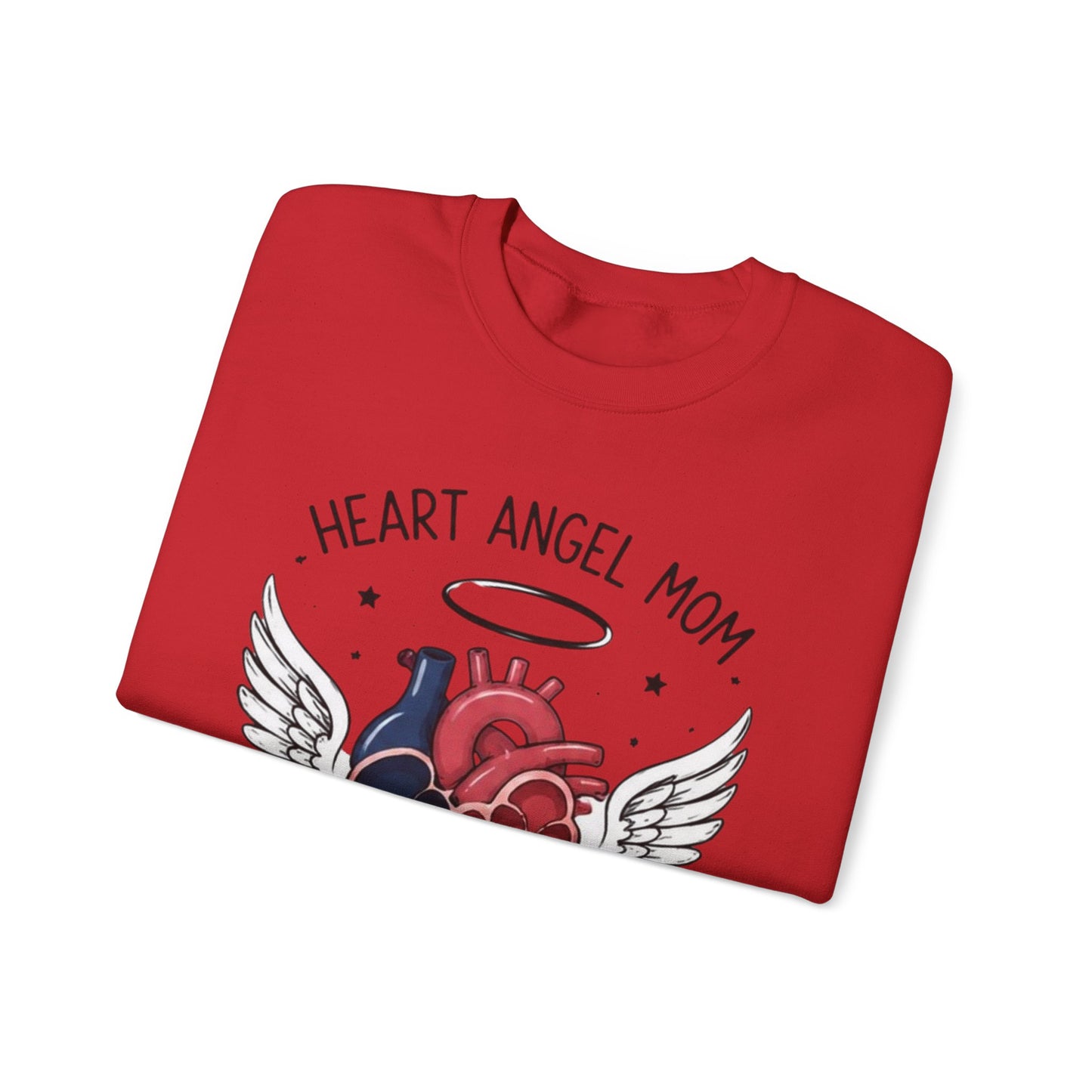 Heart Angel Mom Sweatshirt — “My Greatest Love” Memorial Crewneck