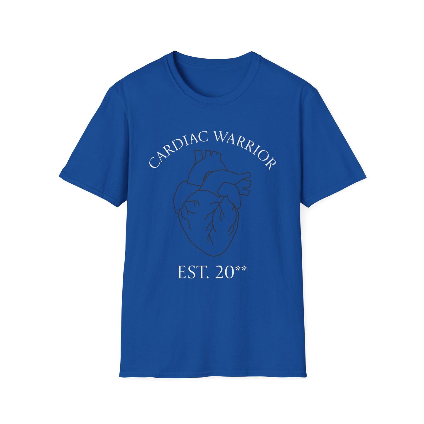 Custom Cardiac Warrior T-Shirt — Anatomical Heart Graphic Tee (Est. 20**)