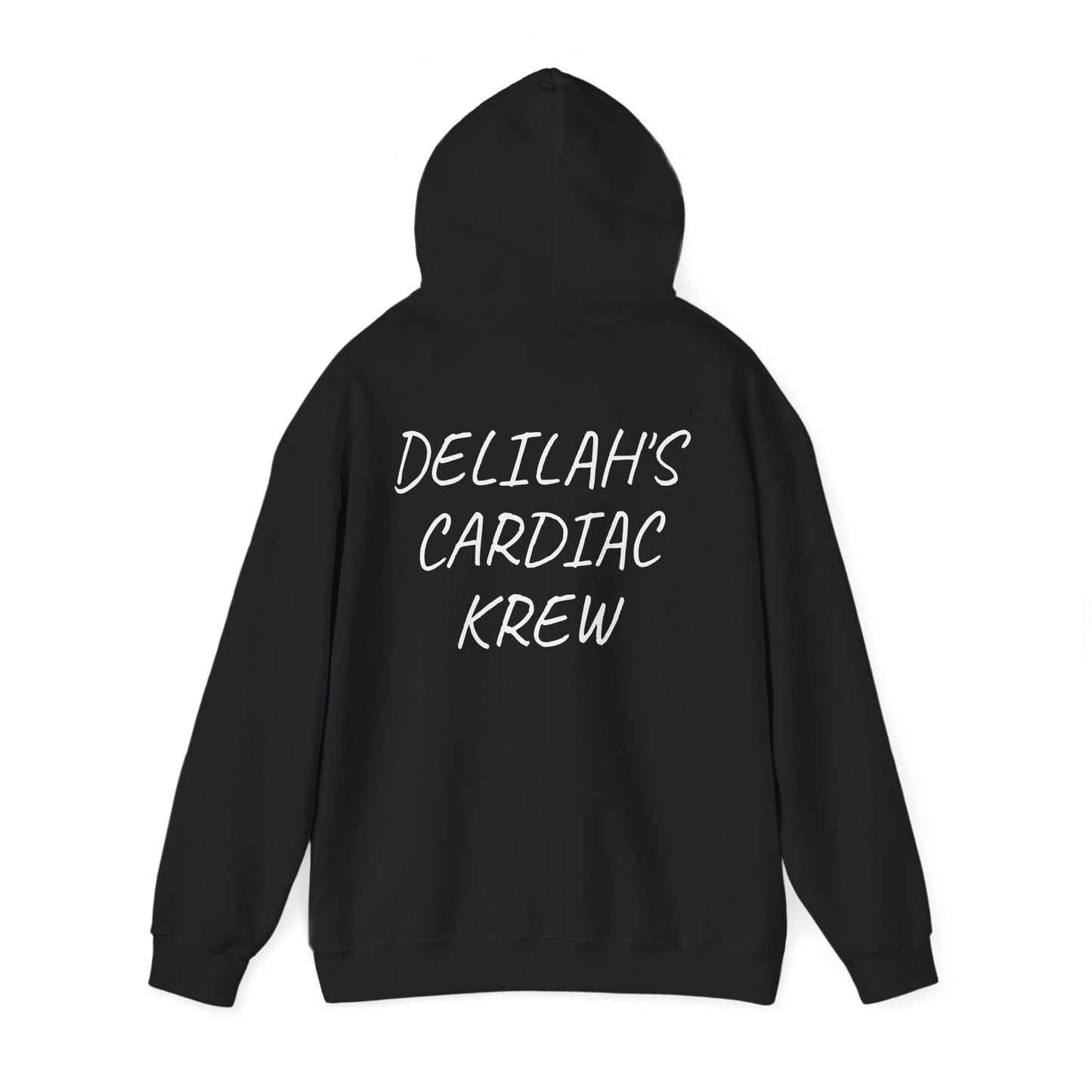 "Delilah's Cardiac Krew" -Est. 2025 hoodie