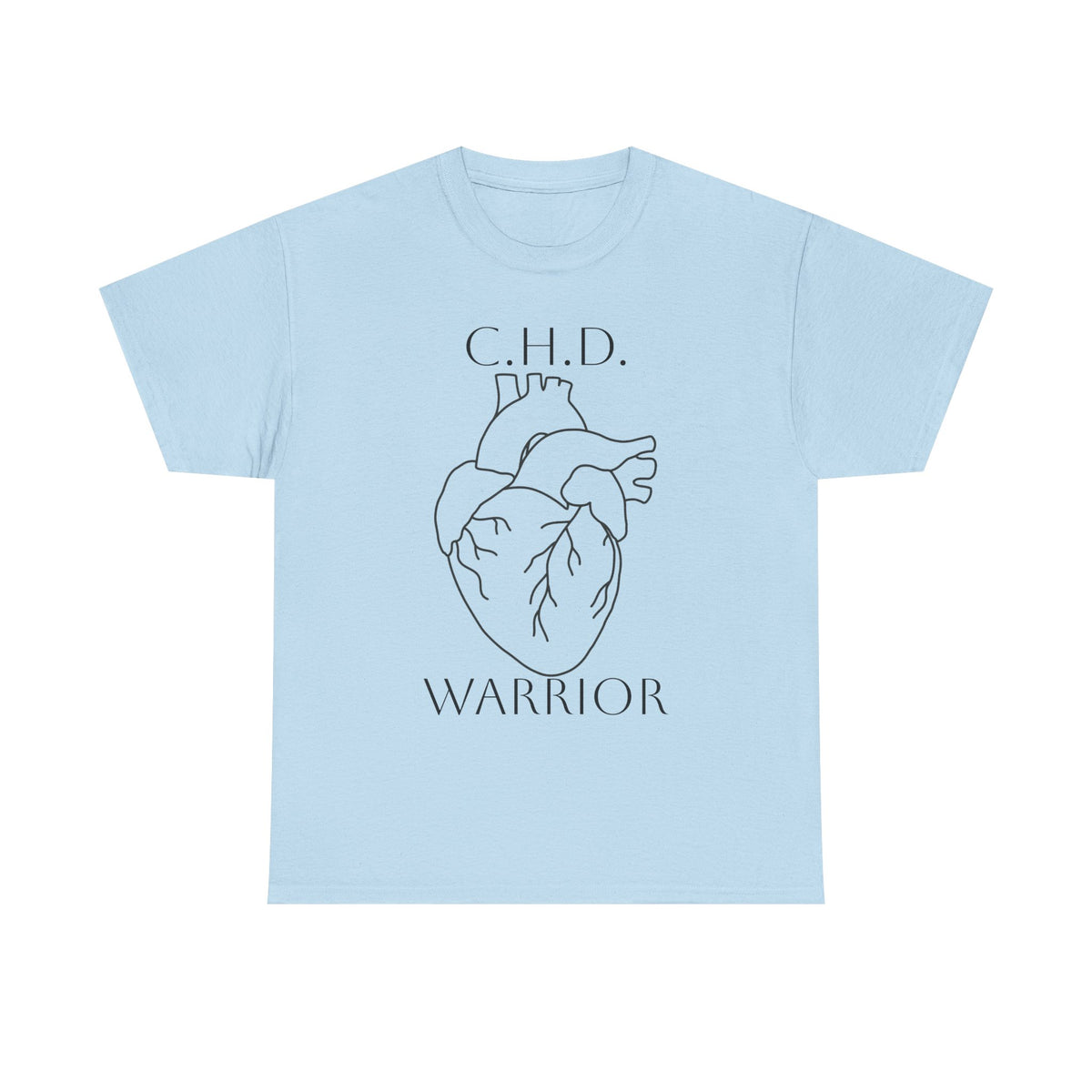 CHD Warrior T-Shirt — Congenital Heart Defect Awareness Tee