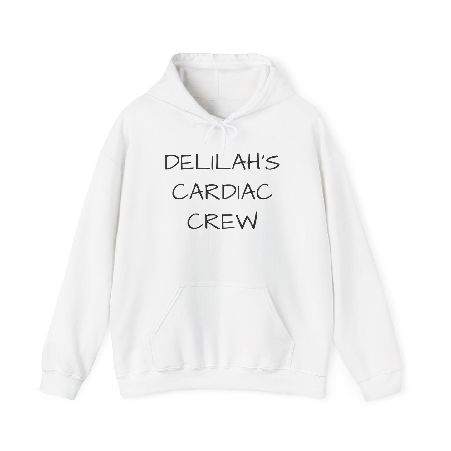 Delilah's Cardiac Crew Hoodie — Personalized Cardiology Support Sweatshirt