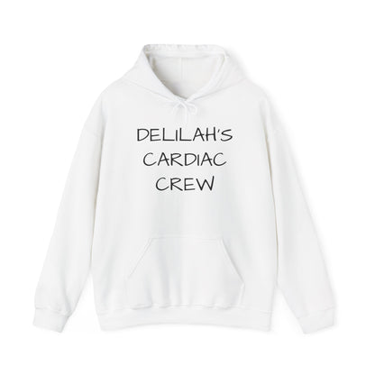Delilah's Cardiac Crew Hoodie — Personalized Cardiology Support Sweatshirt