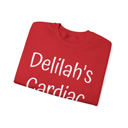 Delilah's Cardiac Krew Sweatshirt — Personalized Heart Team Crewneck (Est. 2025)