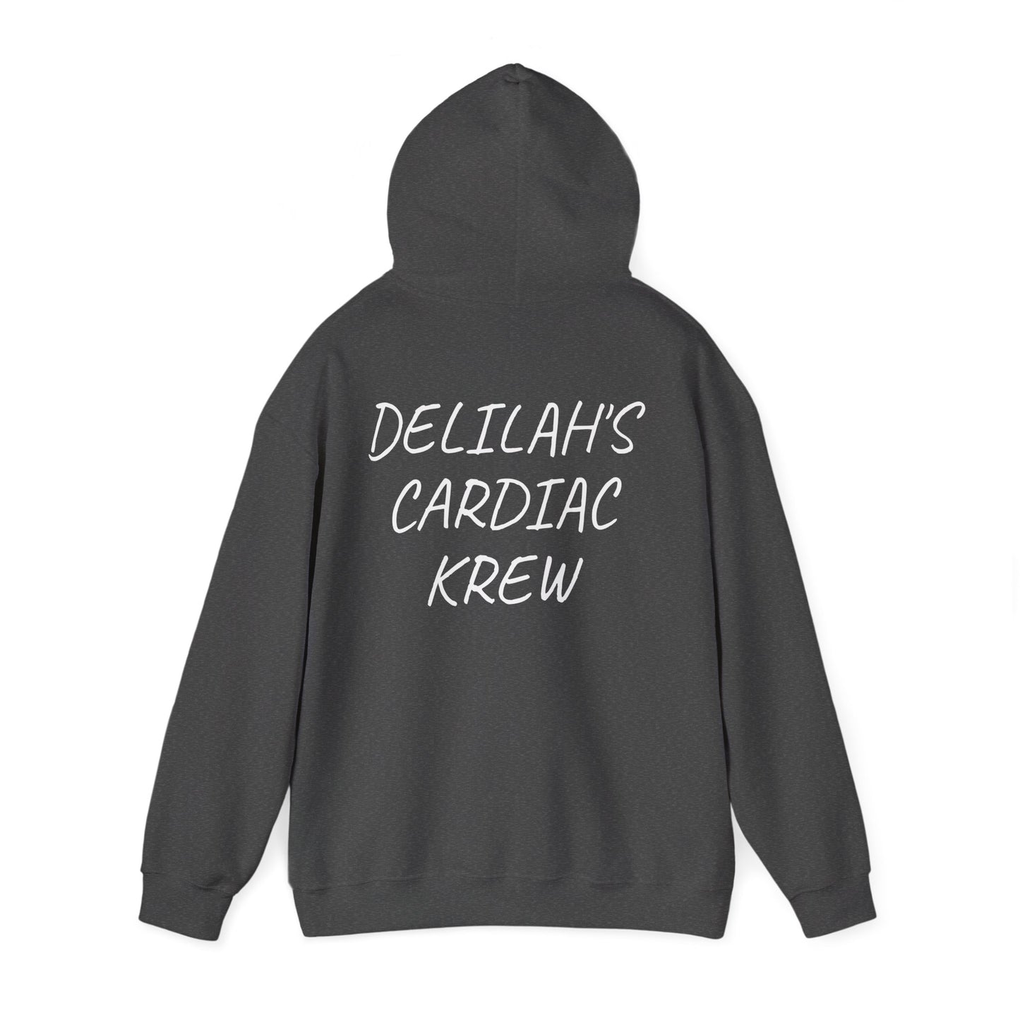 "Delilah's Cardiac Krew" -Est. 2025 hoodie