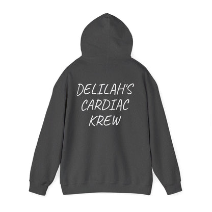 "Delilah's Cardiac Krew" -Est. 2025 hoodie
