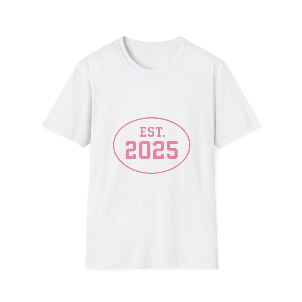 2025 Est. T‑Shirt — Vintage Circle "EST. 2025" Graphic Tee