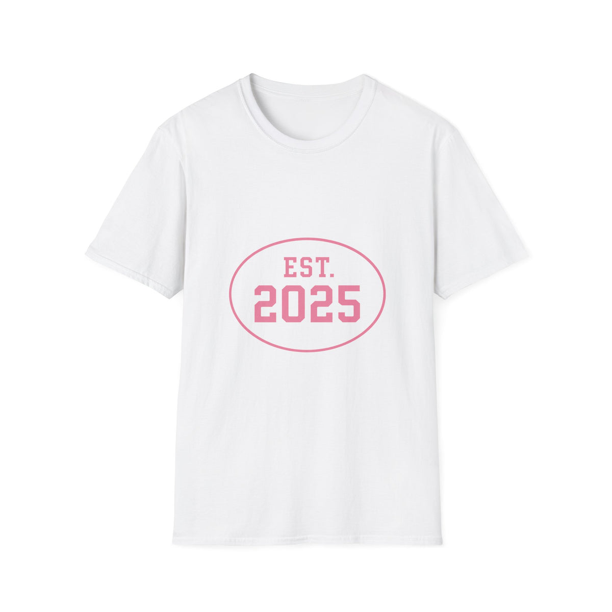 2025 Est. T‑Shirt — Vintage Circle "EST. 2025" Graphic Tee