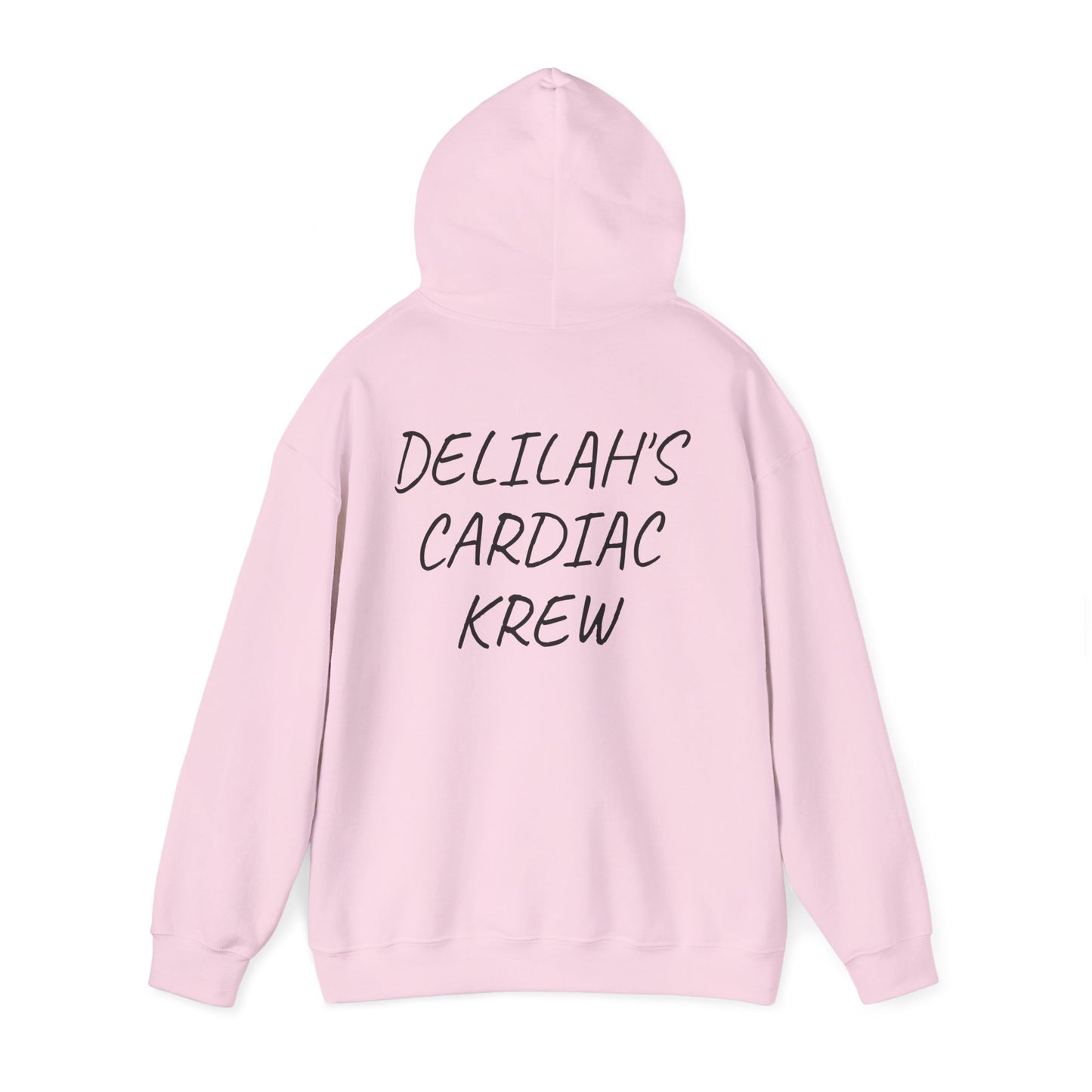 "Delilah's Cardiac Krew" -Est. 2025 hoodie