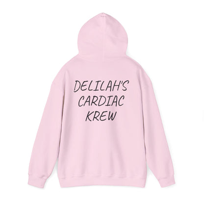 "Delilah's Cardiac Krew" -Est. 2025 hoodie