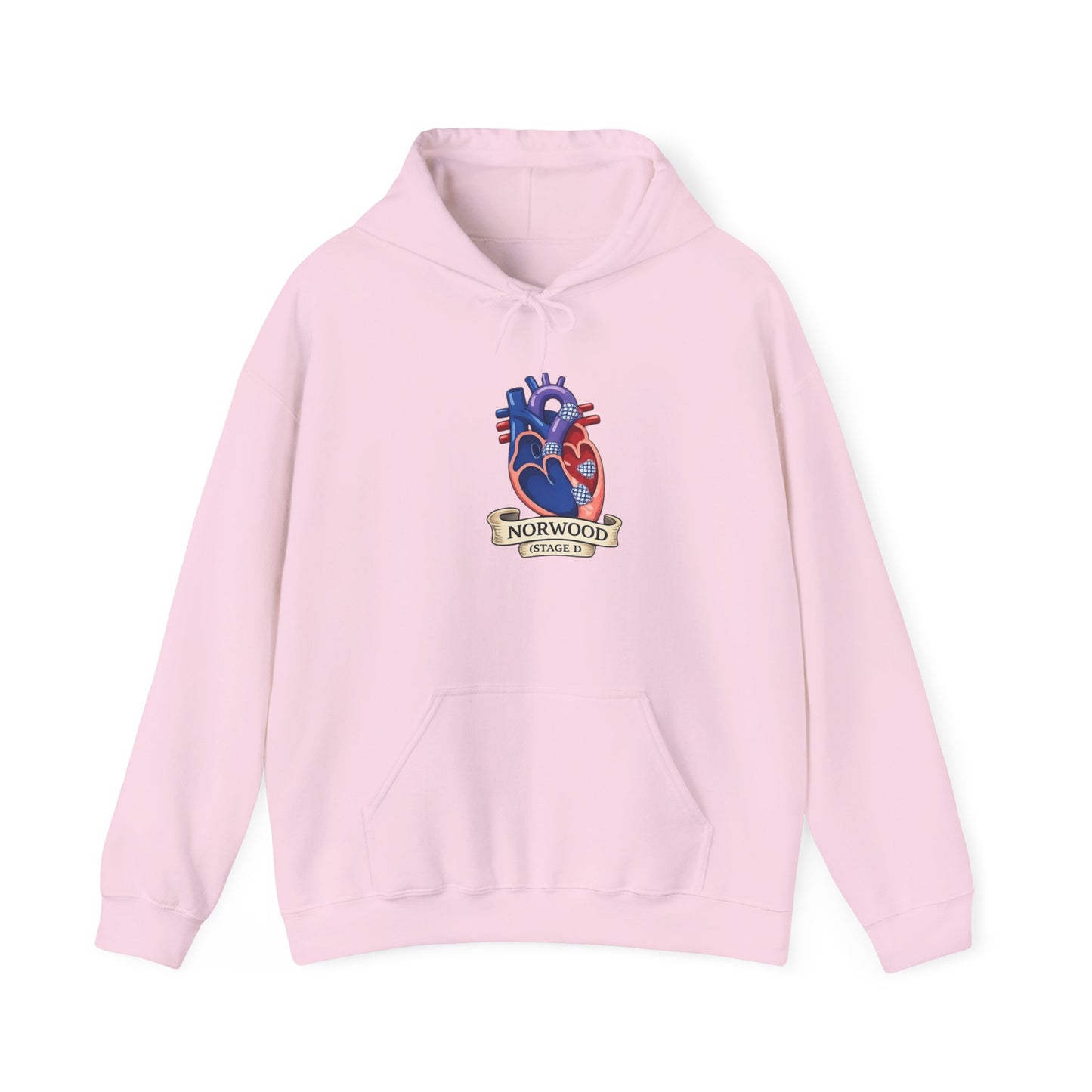 Heart & Gear Norwood Hoodie — Anatomical Heart Vintage Crest Hoodie