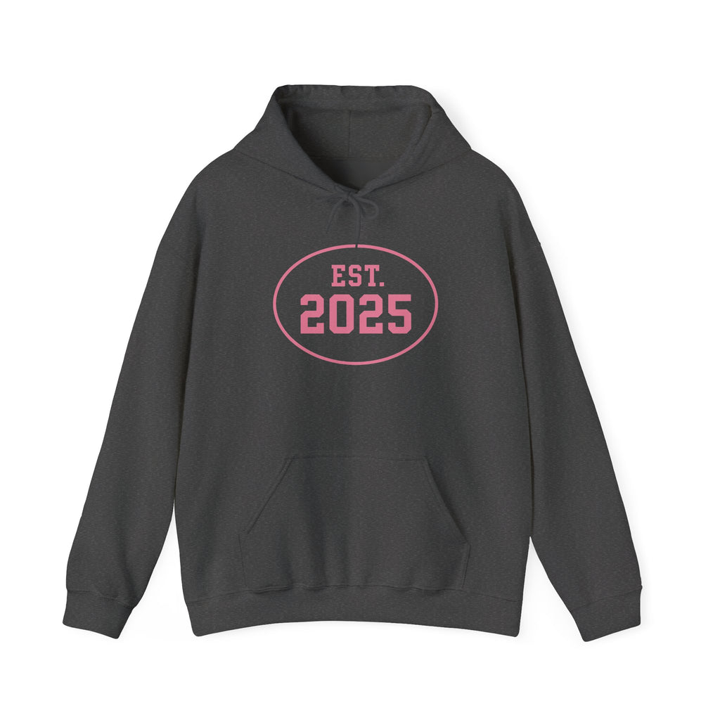Heart Warrior 2025 Hoodie — EST. 2025 Pink Heart Anatomy Sweatshirt